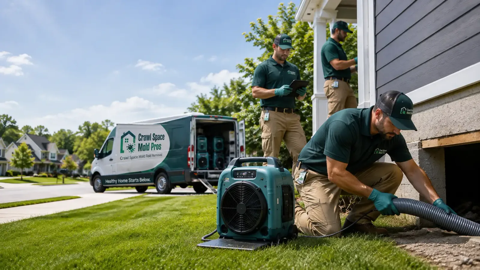 Crawl Space Mold Removal in Gallaway, TN